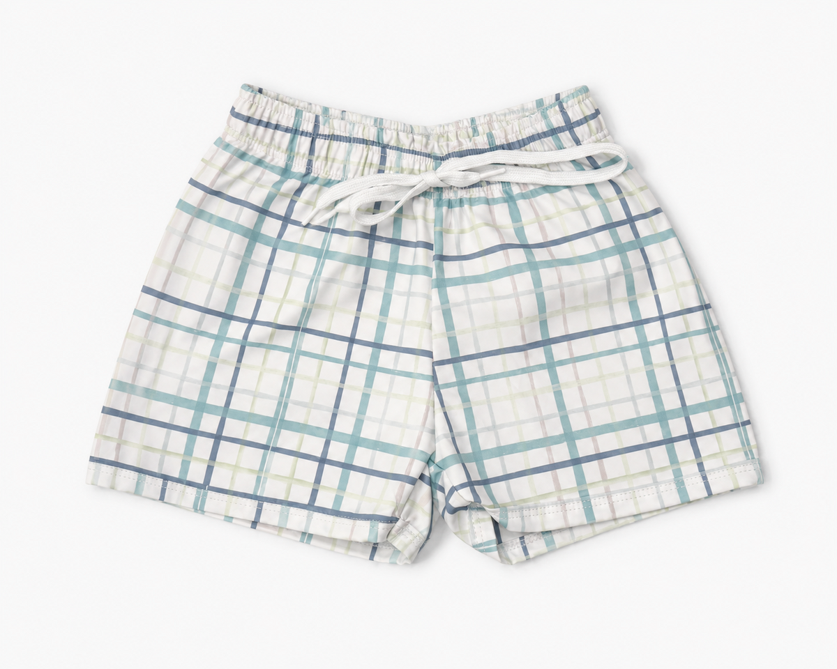 Asher Swim Trunks - Plaid